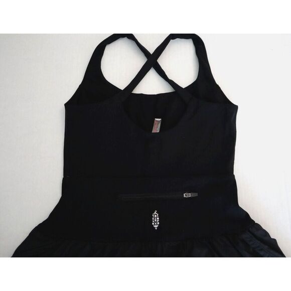 FP Movement OB1227782 Women Sz Small Black Righteous Runsie One-Piece Romper - Picture 7 of 14